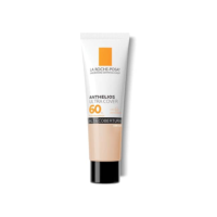 La Roche-Posay, Ultra Cover, Protetor Solar com Cor e Performance de Maquiagem, 12h de cobertura de base em uma única camada, Textura Fluida, Oil free, Toque Seco, FPS60, 30g