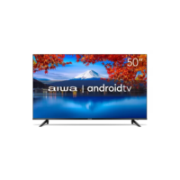 Smart TV AIWA 50” Android 4K Borda Ultrafina HDR10 Dolby Áudio AWS-TV-50-BL-02-A