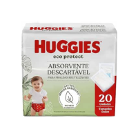 Huggies Absorvente Descartável p/Fralda Eco Protect - 20 un