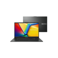 Notebook ASUS VivoBook Go 15, AMD RYZEN 5 7520U, 8GB, 256GB SSD, KeepOS, Tela 15,6" FHD, Mixed Black - E1504FA-NJ731