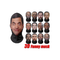 3d cr7 messi máscara sem costura rosto engraçado impresso lenço de cabeça pessoa famosa protetor solar de seda gelo máscara de cabeça halloween cosplay