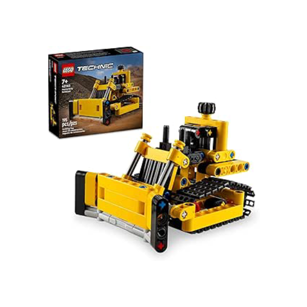 LEGO Set Technic 42163 Bulldozer Pesado 195 peças