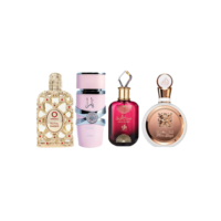Kit 4 PERFUMES ARABE FEMININO DE QUALIDADE ESSENCIA CONCENTRADA GRIFE ALTA FIXAÇÃO REFIL SPRAY
