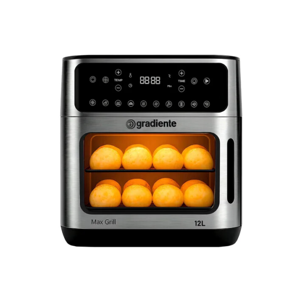 Fritadeira Elérica Air Fryer Forno Oven Gradiente Pgfo1200 12 Litros 4 Em 1 1900w 127v Cor Preta