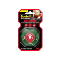 Scotch, 3M, Fixa Forte, Fita Dupla Face, Fixação Extrema, 24mm x 2m