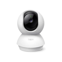 Camera de Segurança Wi-Fi 360º, 1080p Full HD TP-Link Tapo C200, Visão Noturna, Audio de duas vias, Detecção de Movimentos, Trabalha com Alexa, 512G de Armazenamento Local, Armazenamento na Nuvem