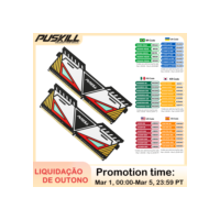 PUSKILL DDR4 DDR3 Memoria Ram 32GB 16GB 8GB 1.2V 3200MHz 2666MHz 1600MHz 1.5V Desktop Cooling Vest Memória