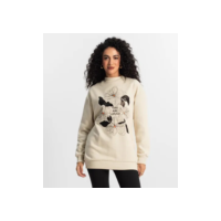 Blusão Alongado Feminino Rovitex Bege