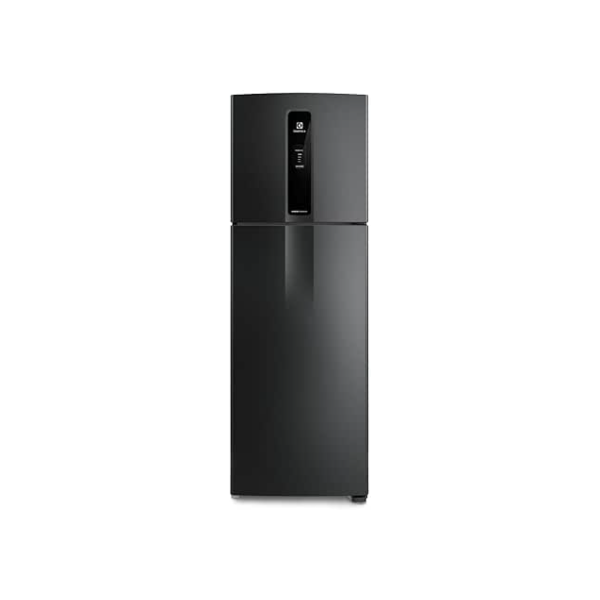 Geladeira Electrolux Frost Free Inverter 390L Efficient AutoSense Duplex Black Inox Look (IF43B) - 220V