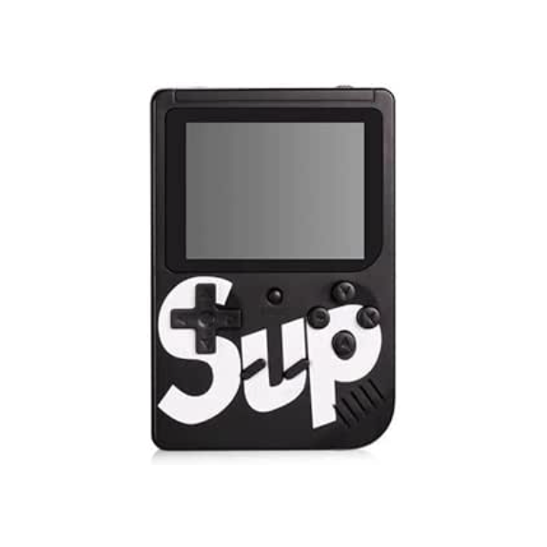 Mini Game Portátil 400 Jogos Tela LCD Saída AV - Entretenimento e Diversão (Preto)