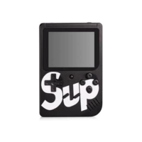Mini Game Portátil 400 Jogos Tela LCD Saída AV - Entretenimento e Diversão (Preto)