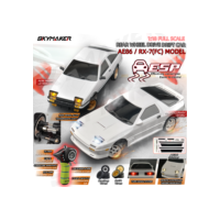 Skymaker ae86 modelo ld1801 RX-7 fc ld1802 1:18 rc drift carro 1/18 2.4g controle remoto esp giroscópio led mini rc carro de corrida brinquedos