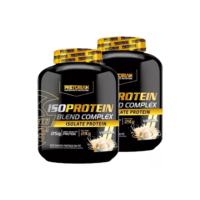 Kit 2 Suplemento Whey Protein Isolado Iso Protein Blend Complex Xpro Pó sabor baunilha Pote de 2kg