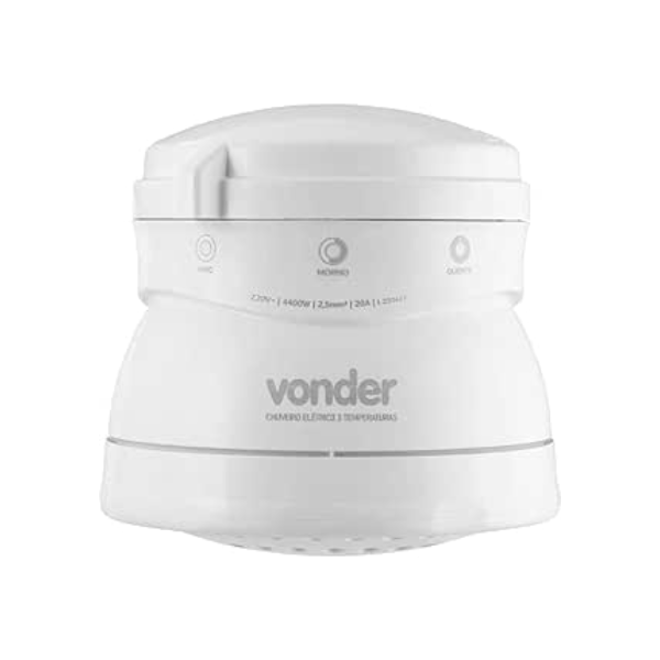 Vonder, Ducha 3 Temperaturas, 4.400 W, 220 V~, Branca.