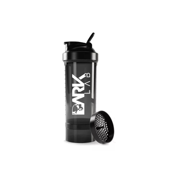 Coqueteleira Shaker Premium Preta 700ml 2 Doses Dark Lab Cor Preto