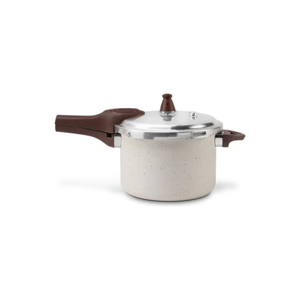Brinox Pressure Panela de Pressão Revestimento Cerâmica Indução 4,2L cor Vanilla
