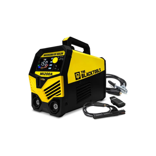 Maquina De Solda Eletrica Inversora Mma Tig Eletrodo 150A MI200A The Black Tools