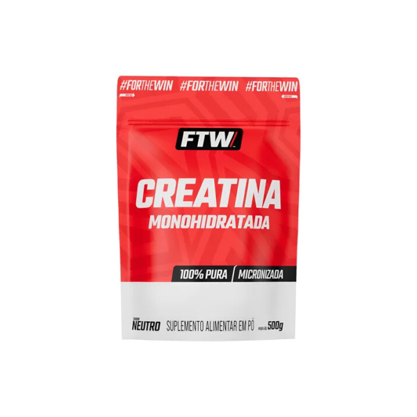 Creatina Monohidratada 100% Pura Refil 500g - FTW