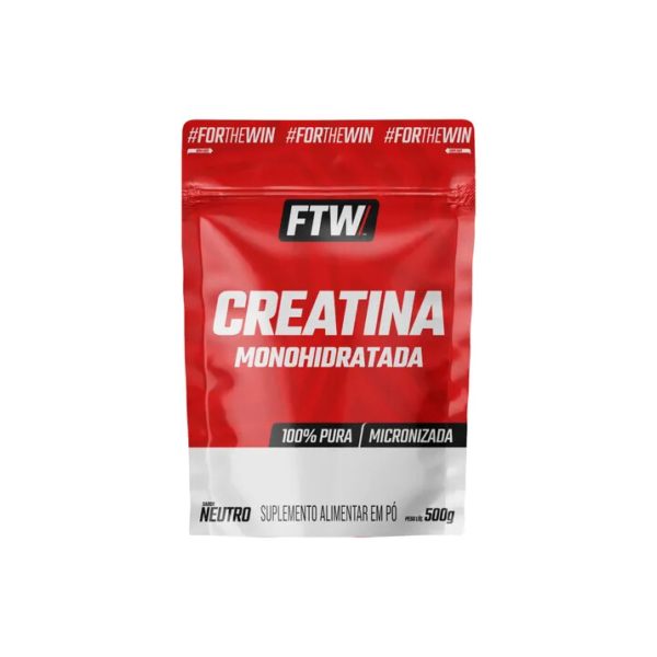 Creatina Monohidratada 100% Pura Refil 500g - FTW