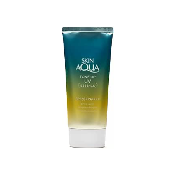 SKIN AQUA® Tone Up UV Mint Green 80g Protetor Solar Facial FPS50 Uniformiza tons avermelhados e hidrata a pele com Ácido Hialurônico