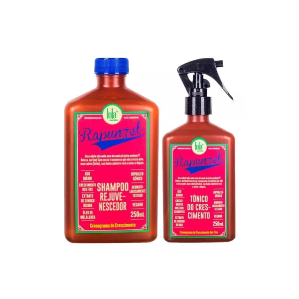 Kit Lola Cosmetics Crescimento Rapunzel - Shampoo E Tônico