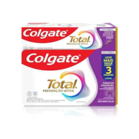 Colgate Creme Dental Total Gengiva Reforçada 90G 3 Unid