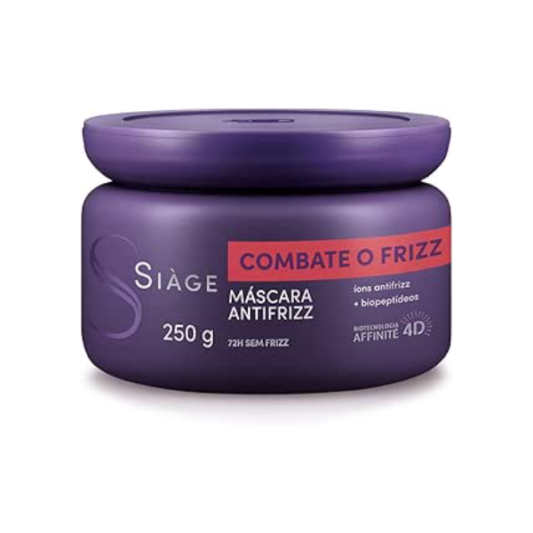 Eudora Máscara Capilar Siàge Combate o Frizz 250g