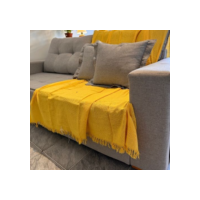 Manta para Sofá Grande de Algodão 210x120 cm | Luxo, Conforto e Estilo | Promoção Direto da Fábrica