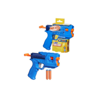 Nerf N Series Purestrike, Lançador em plástico azul com 2 dardos Nerf N1 (compatíveis apenas com lançadores N Series), para crianças a partir de 8 anos