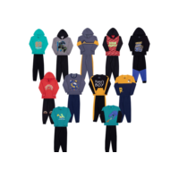Kit C/6 peças Conjunto de Moletom Infantil menino do Tamanho 1 ao 14