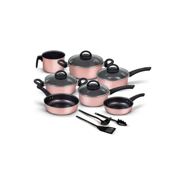 Conjunto Panelas Antiaderente 10 Peças Teflon Várias Cores