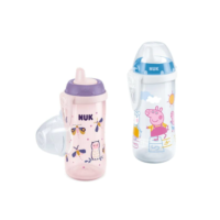 Copo NUK  Antivazamento 300ml - Peppa Pig & Corujinha 12m+