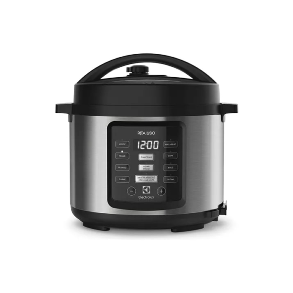 Panela de Pressão Elétrica Electrolux Pcc15 de 5L 1000w de Potência Na Cor Inox