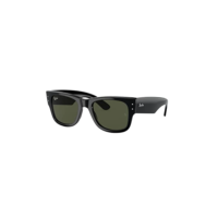Óculos de Sol Ray-Ban Mega Wayfarer 0RB0840S 901/31 Tam 51 / Preto - Lentes Verde