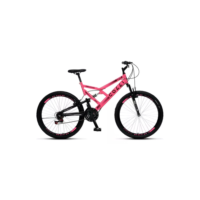 Bicicleta Colli Bike Aro 26 Aero 21 Marchas Freios V-brake Cor Rosa