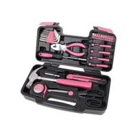 Apollo Tools Conjunto De Ferramentas Domésticas 39 Peças Rosa
