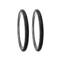 Par Pneu Bicicleta Levorin Praieiro Aro 26x1.95 Slick Balão Cor Preto