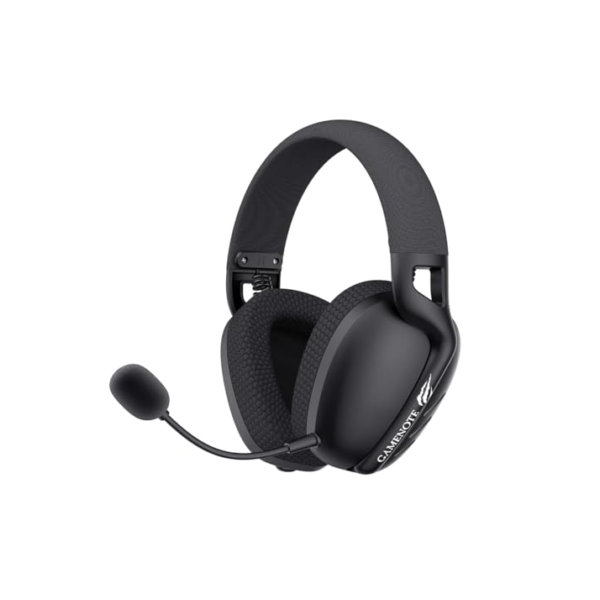 Havit Fone de Ouvido Headset Gamer Fuxi-H6 Black Com Fio e Sem Fio, Wireless 2,4GHz, Bluetooth, Cabo USB-C
