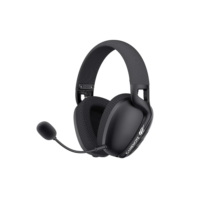 Havit Fone de Ouvido Headset Gamer Fuxi-H6 Black Com Fio e Sem Fio, Wireless 2,4GHz, Bluetooth, Cabo USB-C