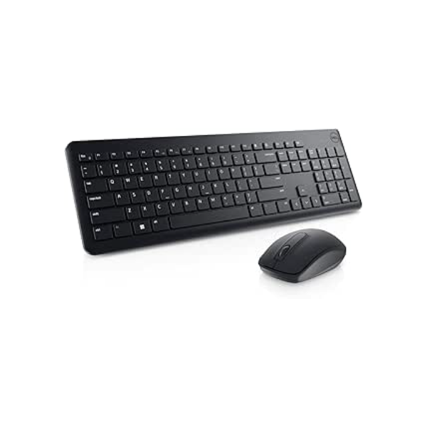 Dell - KM3322W, Teclado e Mouse sem fio, Preto