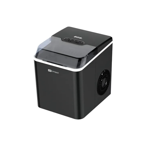 Máquina de Gelo em Cubos Portátil 12kg EOS Ice Compact cor preto