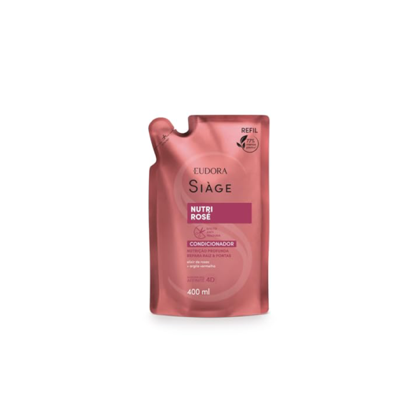 EUDORA SIÀGE CONDICIONADOR NUTRI ROSE 400ML REFIL