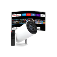 Projetor Smart Portátil Full Hd 4k Bluetooth Wifi Cor Branco Android 11.0 5g TV Cinema em Casa Imagem Nítida Compatível Com Diversos Dispositivos Hy300 Vlx