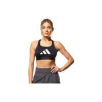 Top Feminino Esportivo Powerreact Big Logo Suporte adidas
