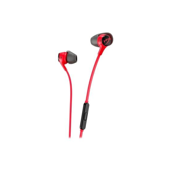 Fone de Ouvido Gamer HyperX Cloud Earbuds II, Com Microfone, Vermelho - 705L8AA