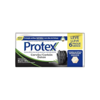 Sabonete em Barra Protex Carvão Detox 6 unid Promo Leve Mais Pague Menos