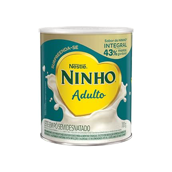 Leite Pó Semidesnatado Ninho Adulto Lata 700g