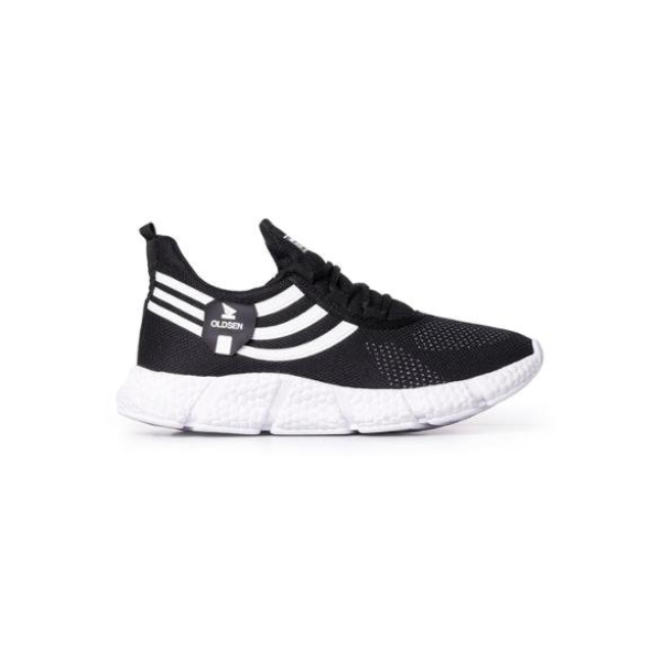 Tênis Para Treino masculino Academia Bmax Caminhada Corrida Leve - Preto+Branco