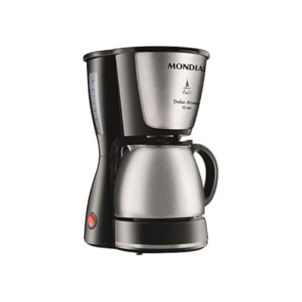 Cafeteira Elétrica Dolce Arome, Mondial, Preto/Inox, 550W, 110V - C-34 JI 15X