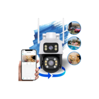 Câmera De Segurança Infravermelho Wi-fi Smart A28b Dupla Lente Ip Prova D´agua- Bahrein